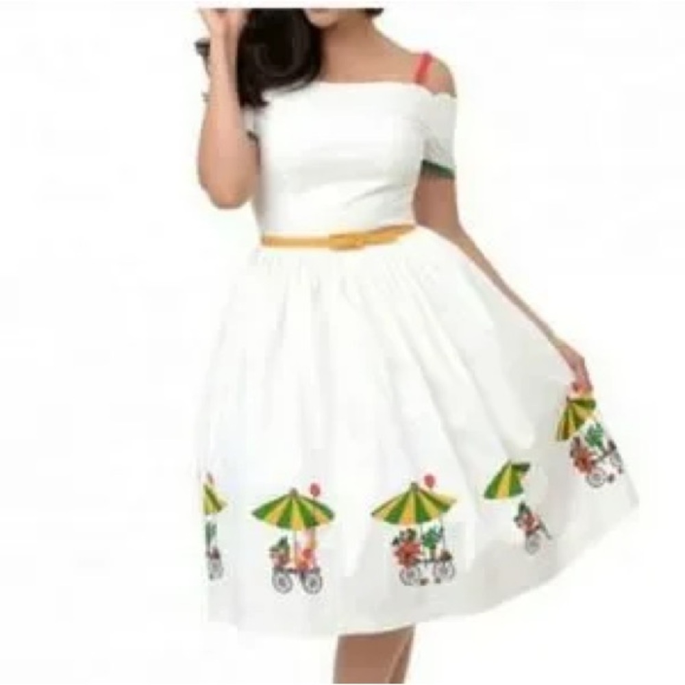 Flower cart dress
